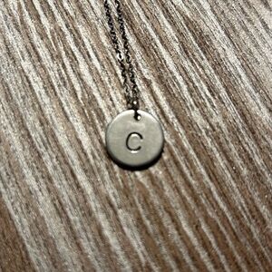 Initial necklace